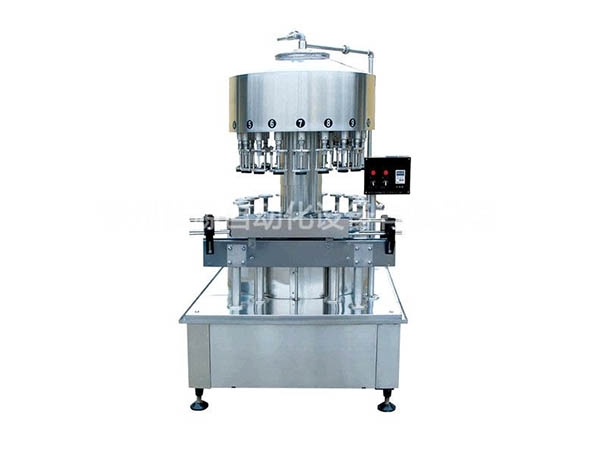 GDCP-24型全自動(dòng)旋轉(zhuǎn)式等液位負(fù)壓灌裝機(jī)